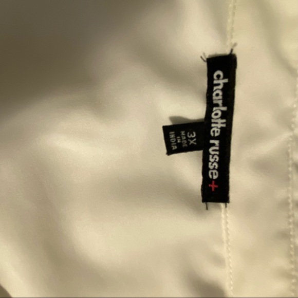 CHARLOTTE RUSSE Button Down Blouse Plus Size 3x - Picture 4 of 7